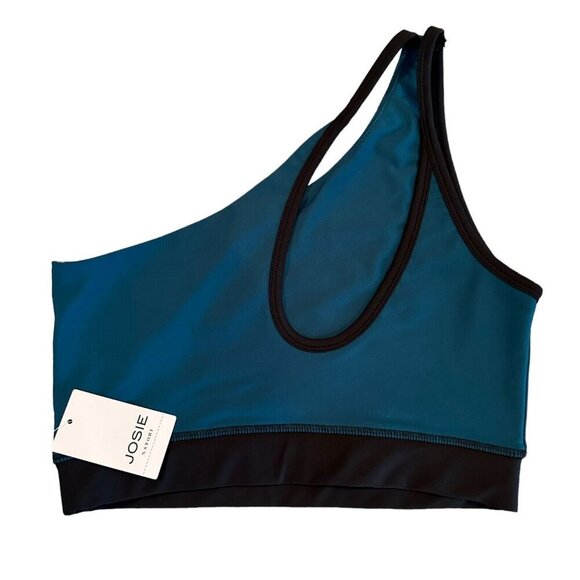 Josie Natori Womens Size S Jade Solstice Asymmetrical Cropped Top NWT - Picture 4 of 6